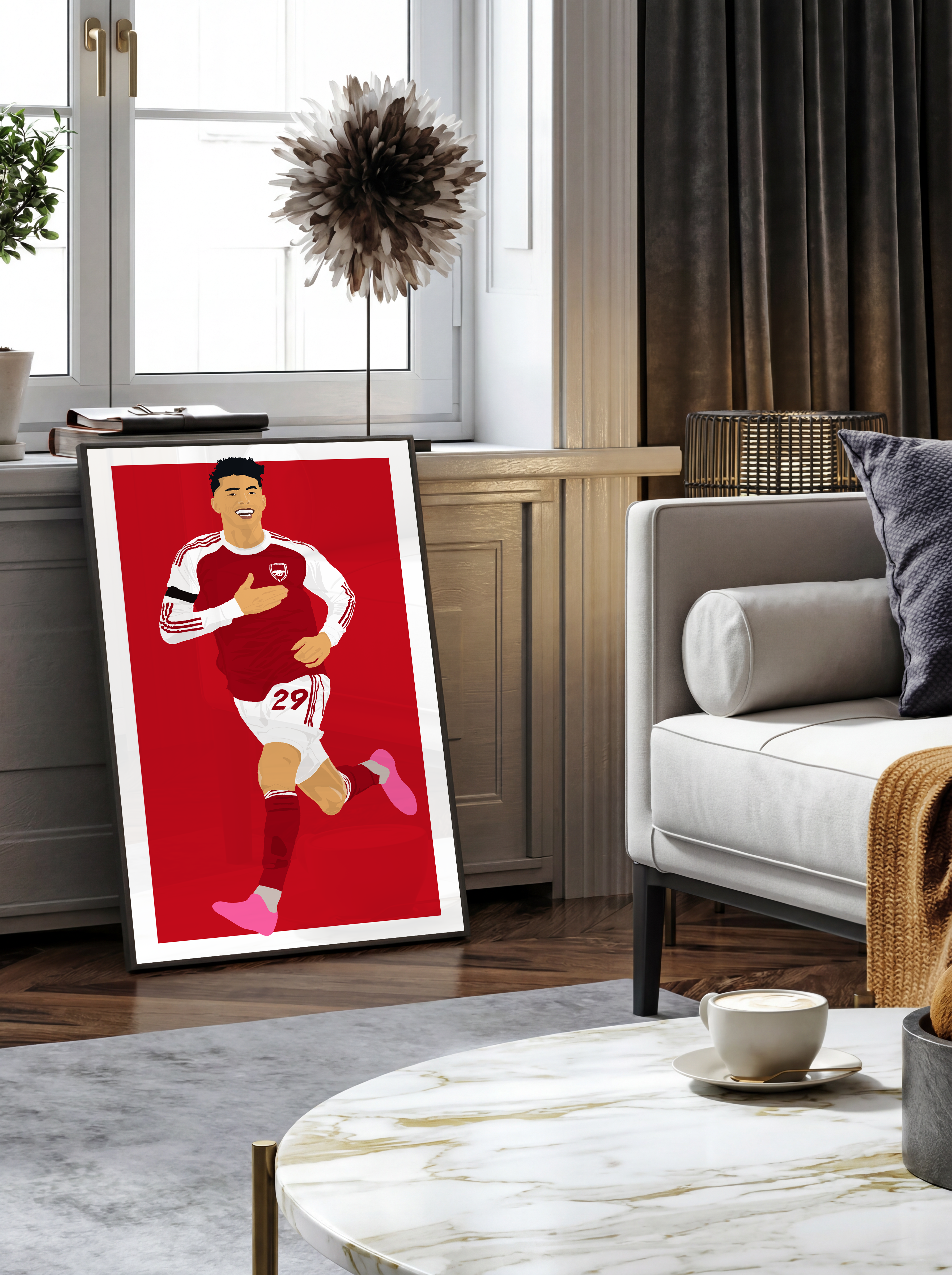 Kai Havertz - Arsenal Illustration Poster