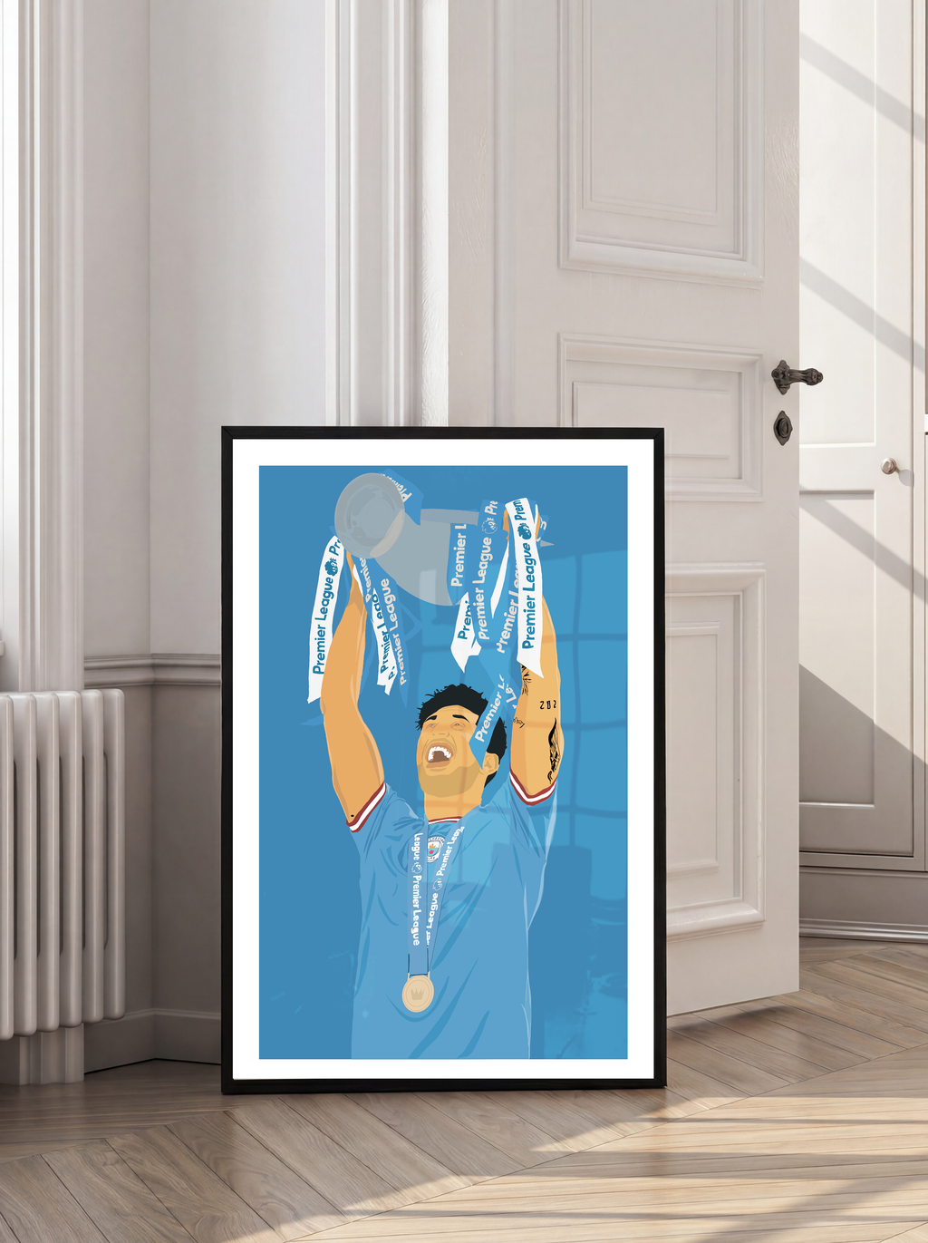 John Stones - Manchester City Illustration Poster