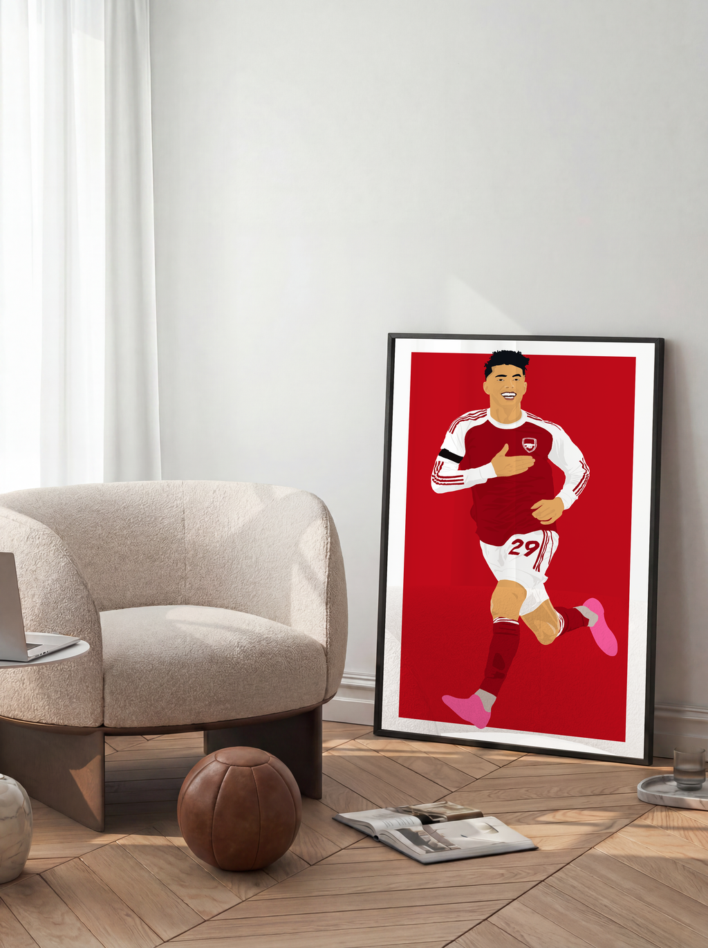Kai Havertz - Arsenal Illustration Poster