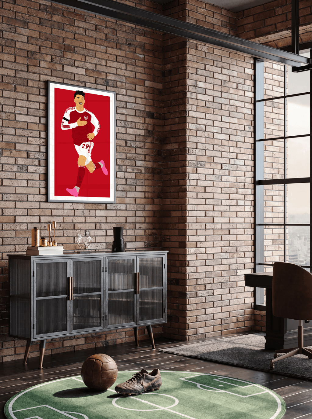 Kai Havertz - Arsenal Illustration Poster