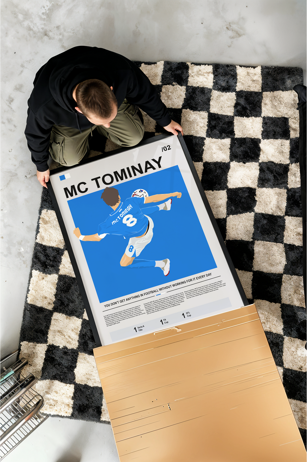 Scott McTomminay - Napoli Bio Illustration Poster