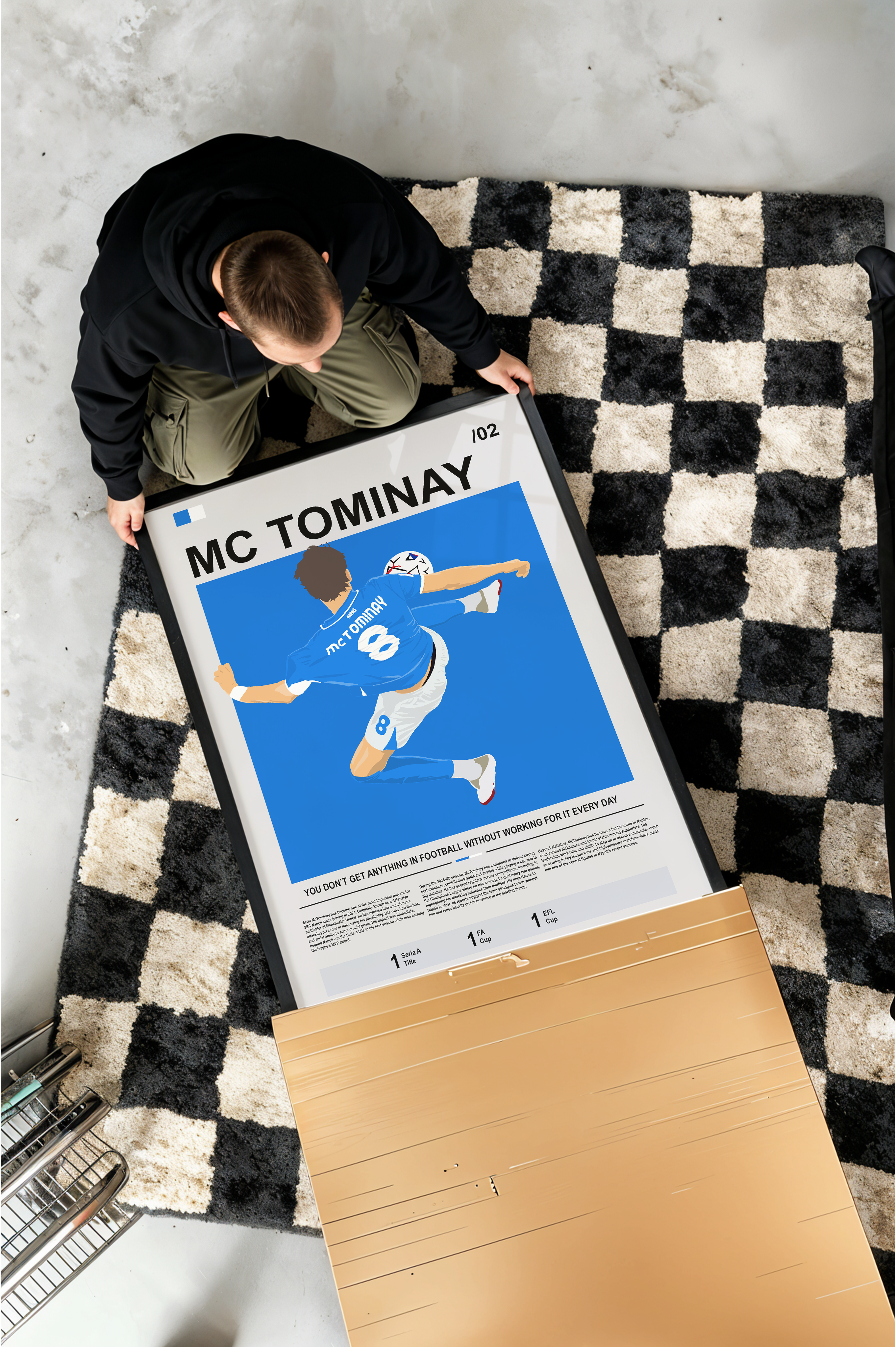 Scott McTomminay - Napoli Bio Illustration Poster