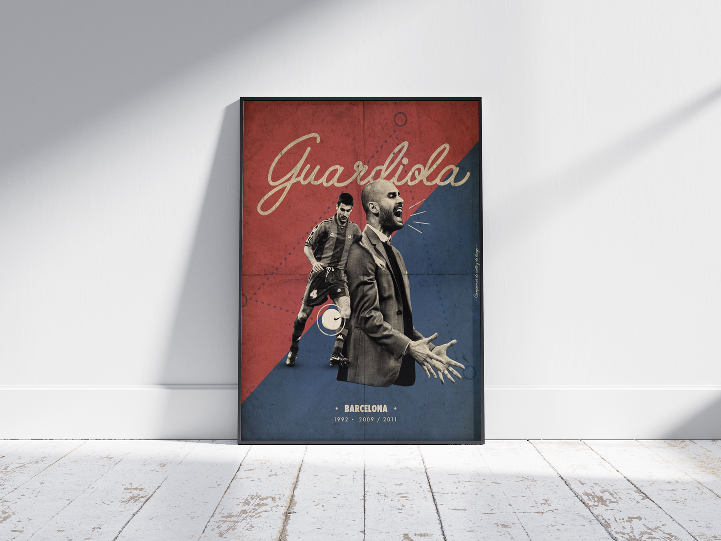 Guardiola Retro Poster
