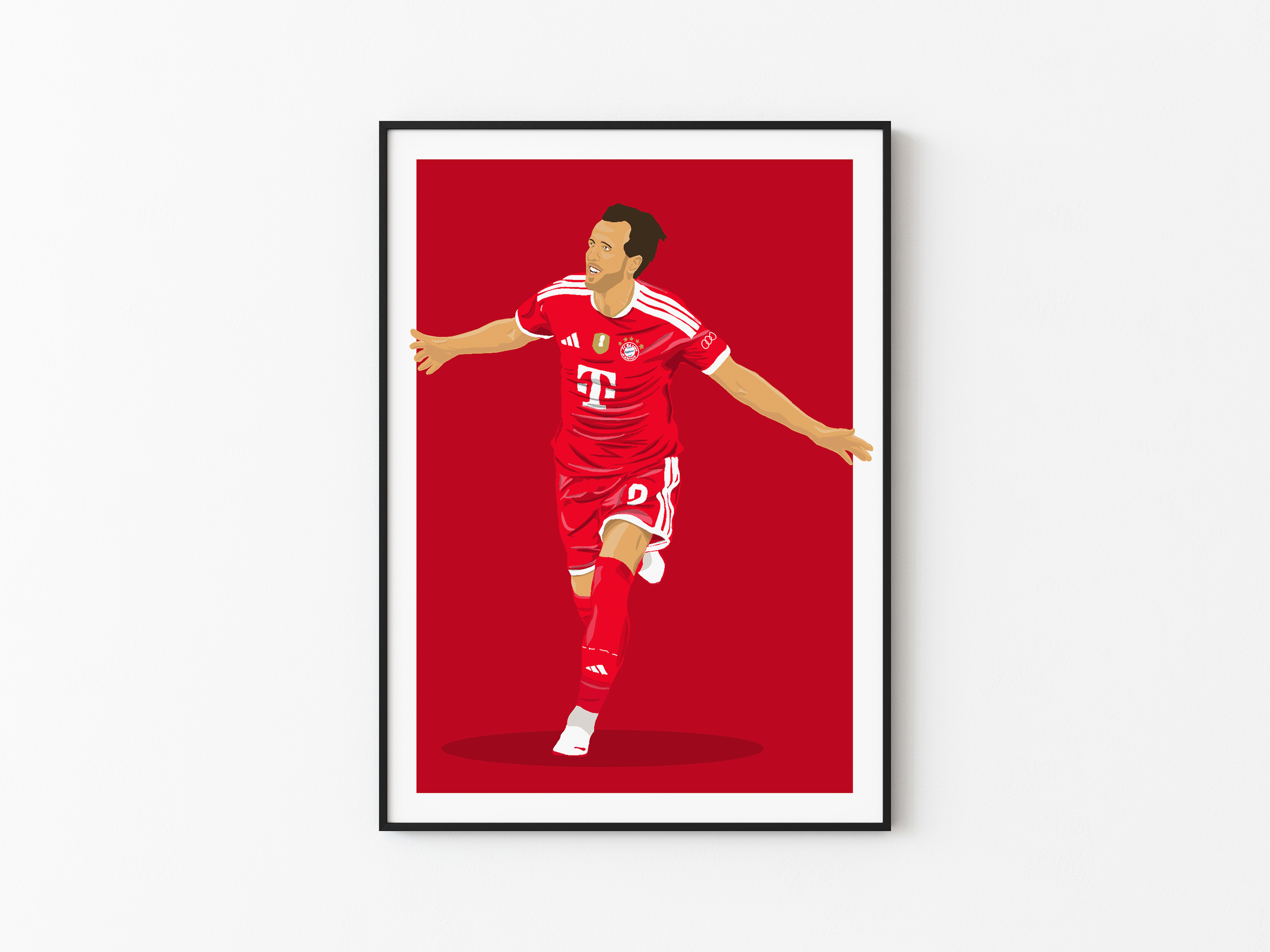 Harry Kane - Bayern Munich Illustration Poster