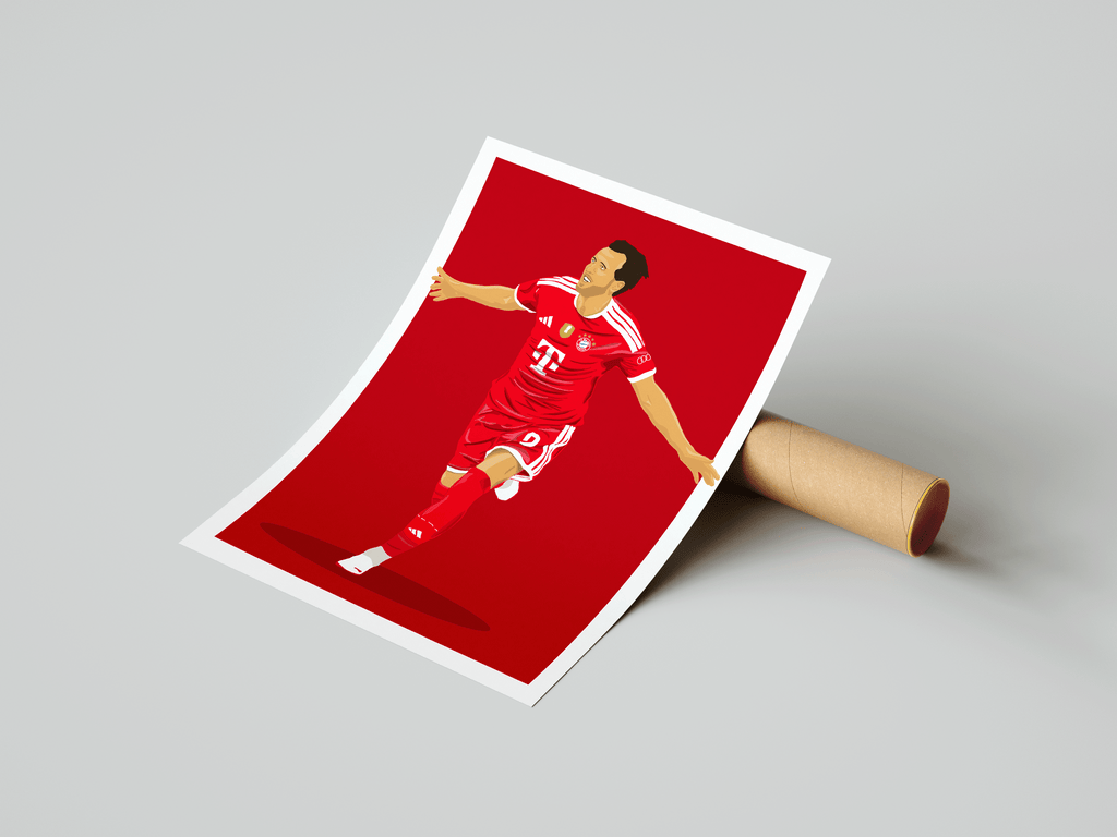 Harry Kane - Bayern Munich Illustration Poster
