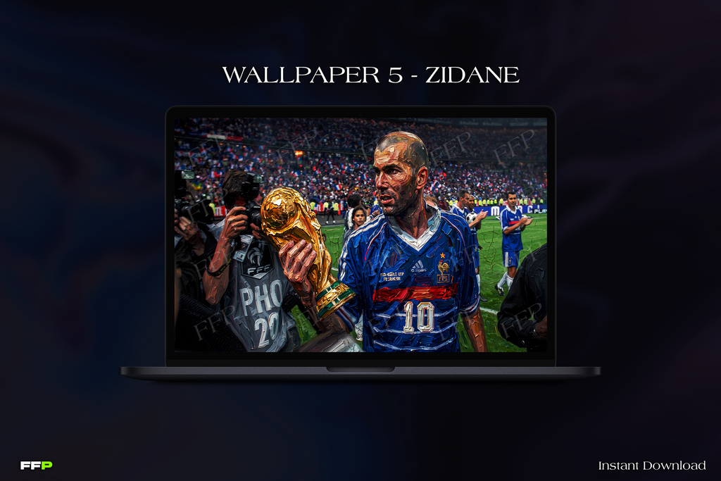 Icons Desktop Wallpaper Pack – 5 Painted Wallpapers for MacBook & PC | Digital Download