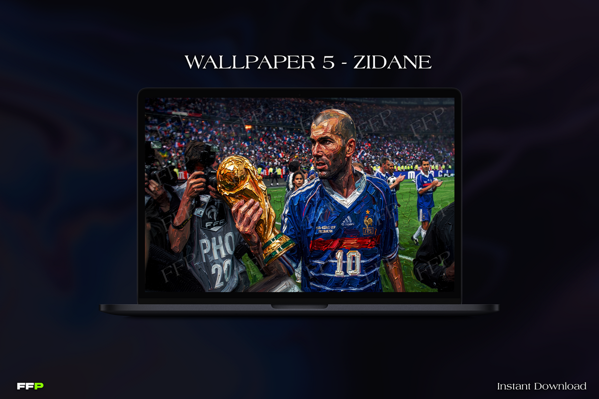 Icons Desktop Wallpaper Pack – 5 Painted Wallpapers for MacBook & PC | Digital Download