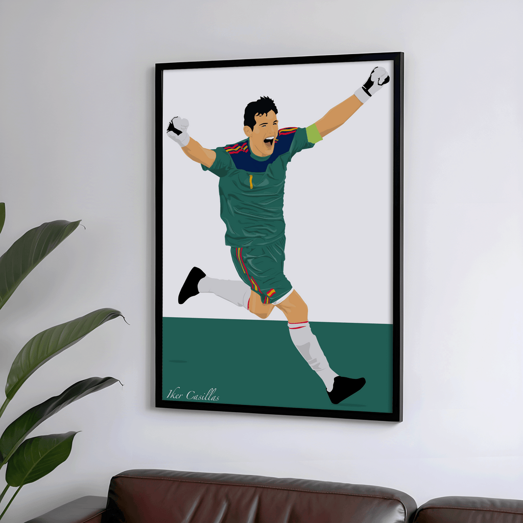 Iker Casillas - Spain Illustration Poster