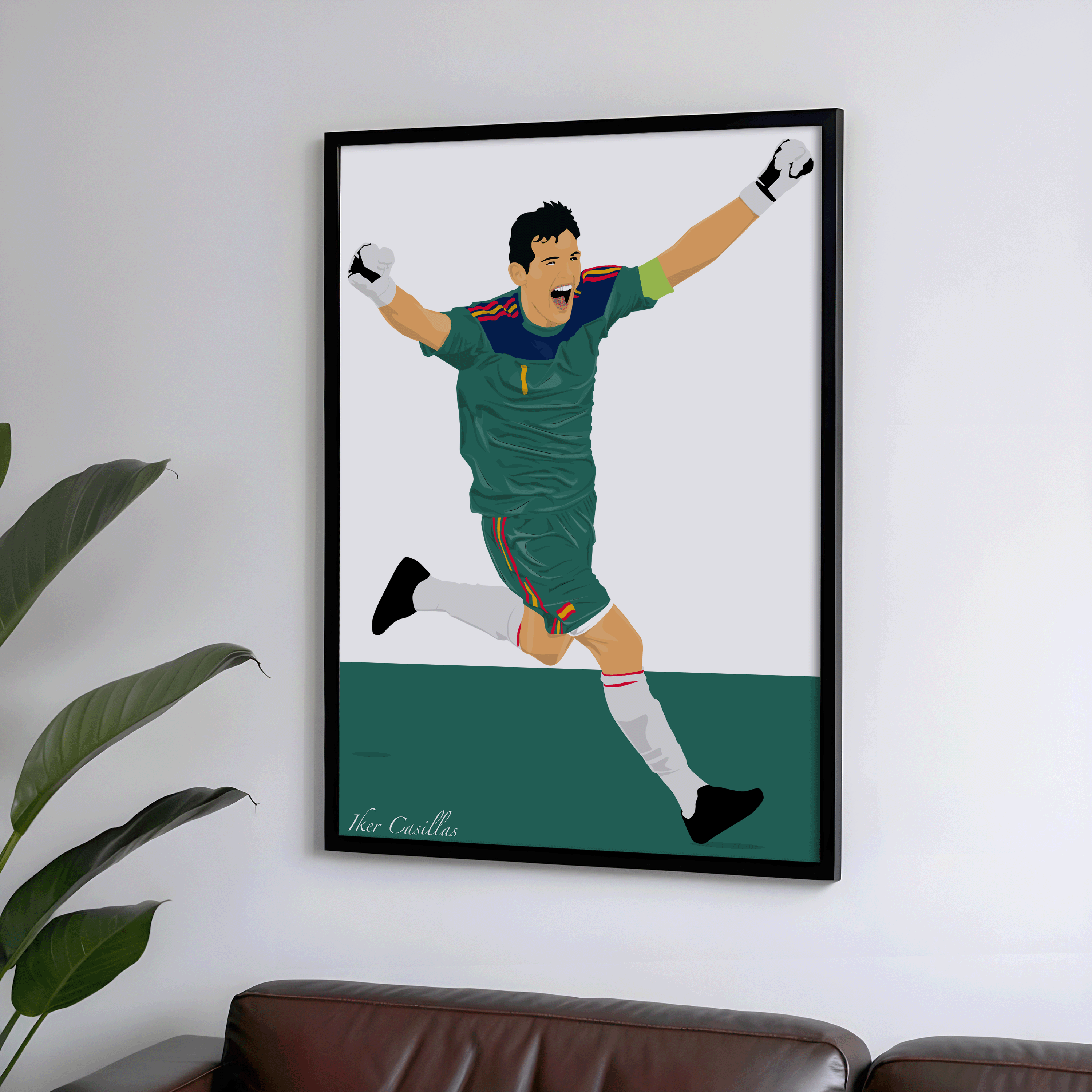 Iker Casillas - Spain Illustration Poster