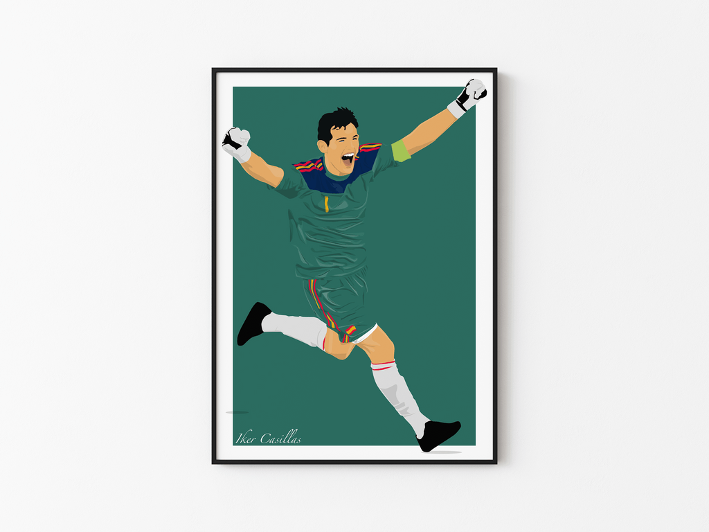 Iker Casillas - Spain Illustration Poster