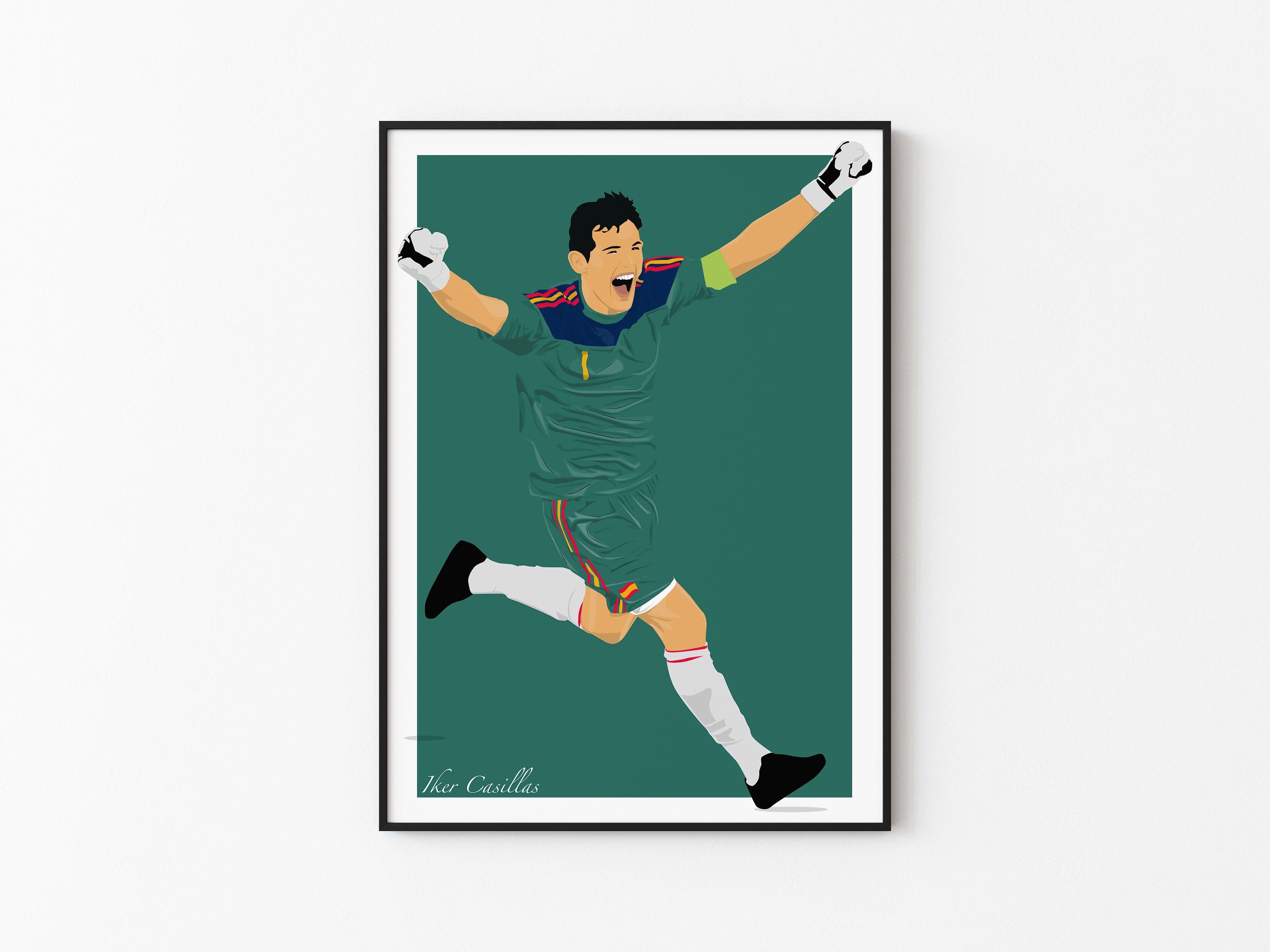 Iker Casillas - Spain Illustration Poster