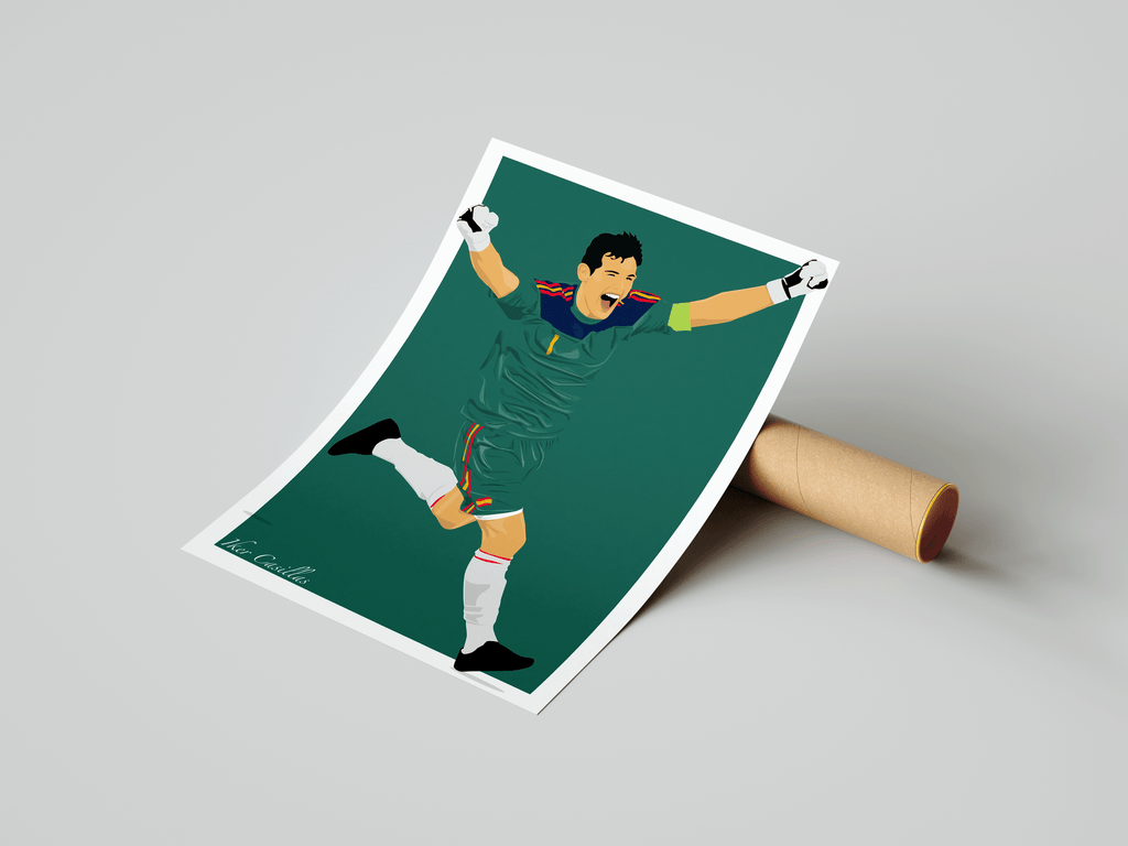 Iker Casillas - Spain Illustration Poster