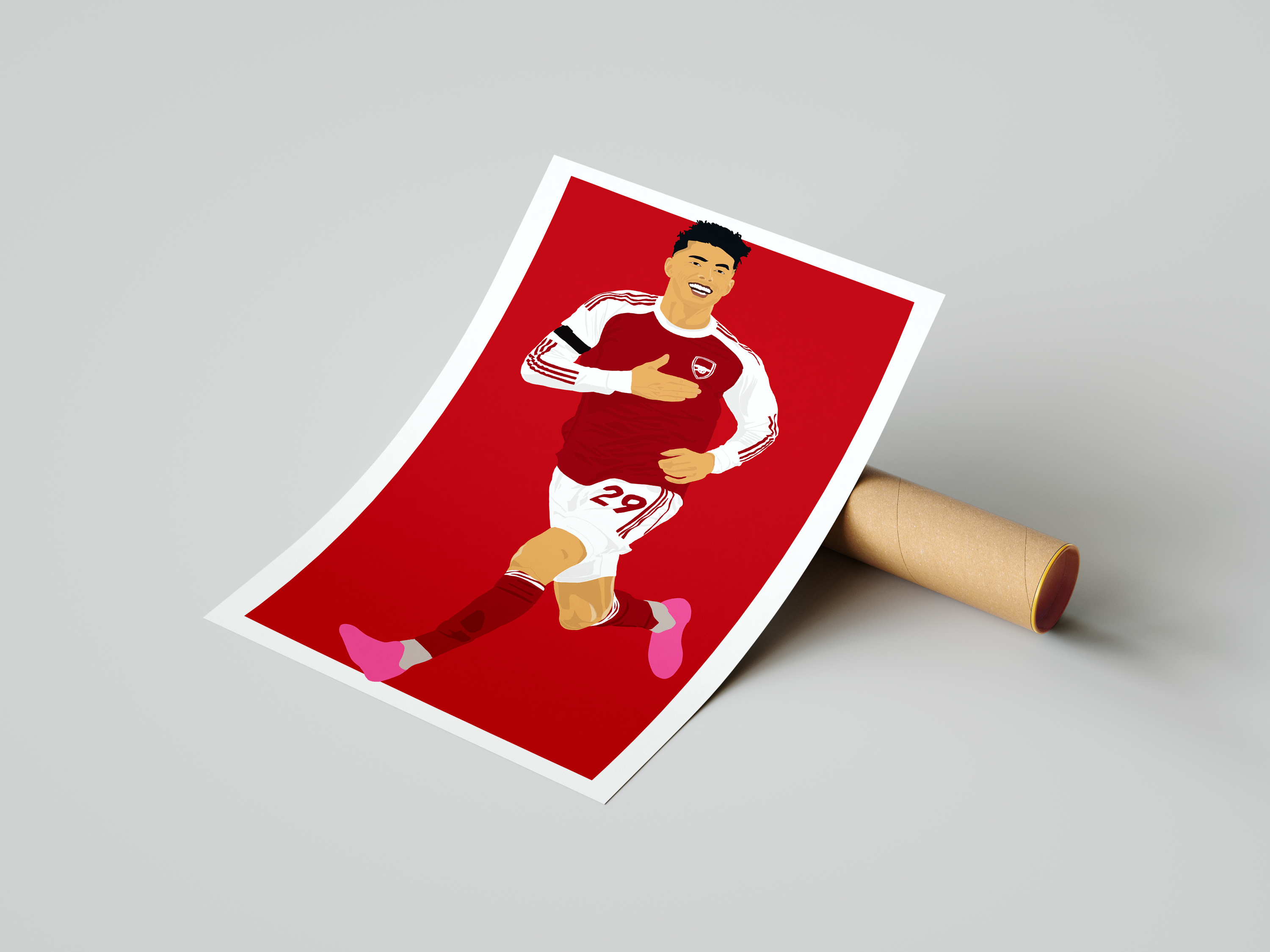Kai Havertz - Arsenal Illustration Poster