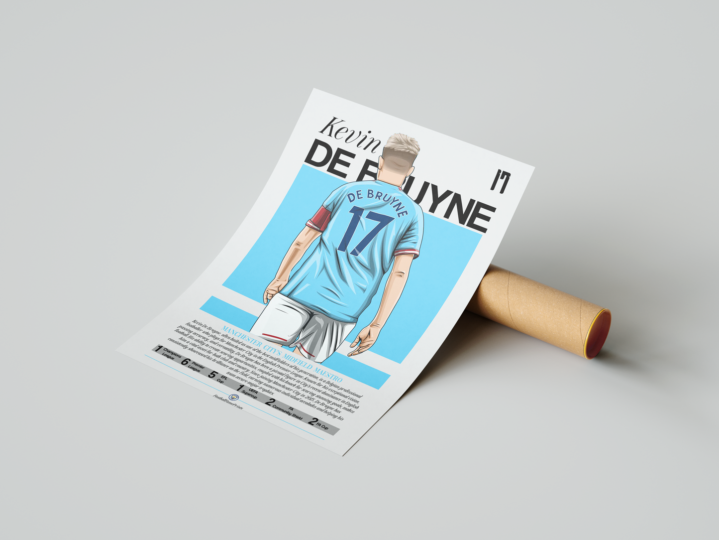 Manchester City: Kevin De Bruyne Illustration