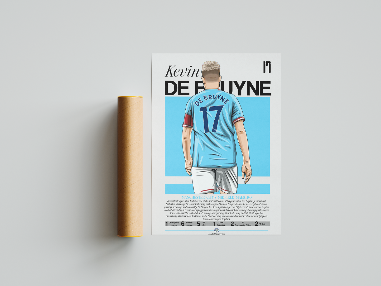 Manchester City: Kevin De Bruyne Illustration