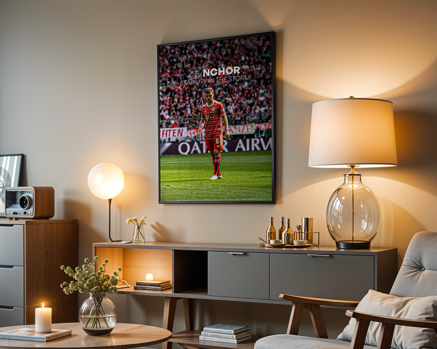 Joshua Kimmich - Anchor | Stability In The Storm Poster Wall Art