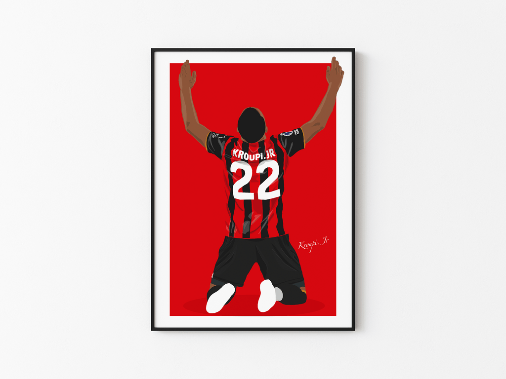 Kroupi Jr - Bournemouth Illustration Poster