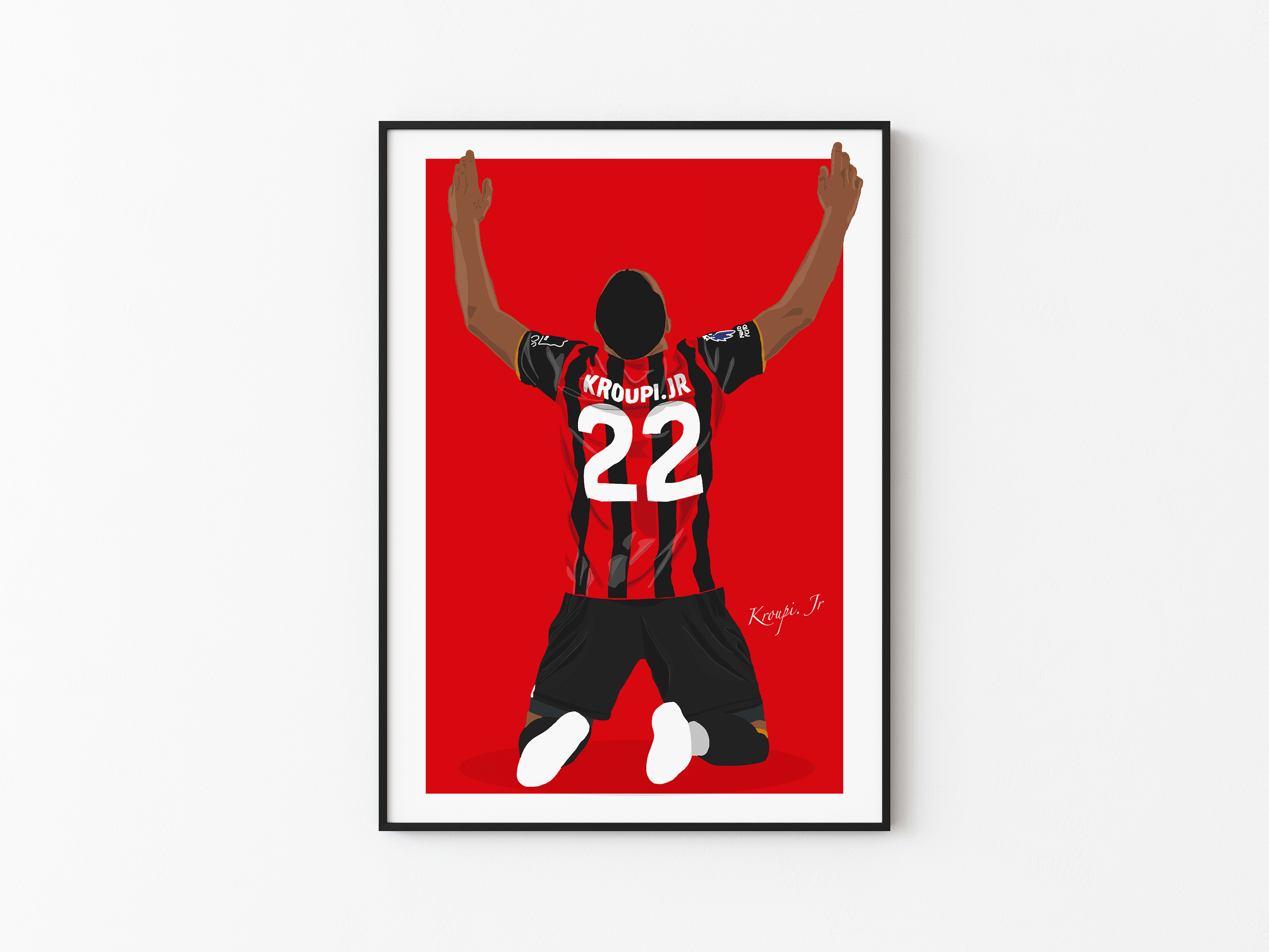 Kroupi Jr - Bournemouth Illustration Poster