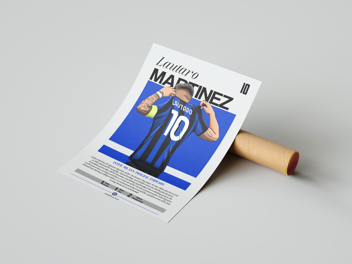 Inter Milan: Lautaro Martinez Illustration