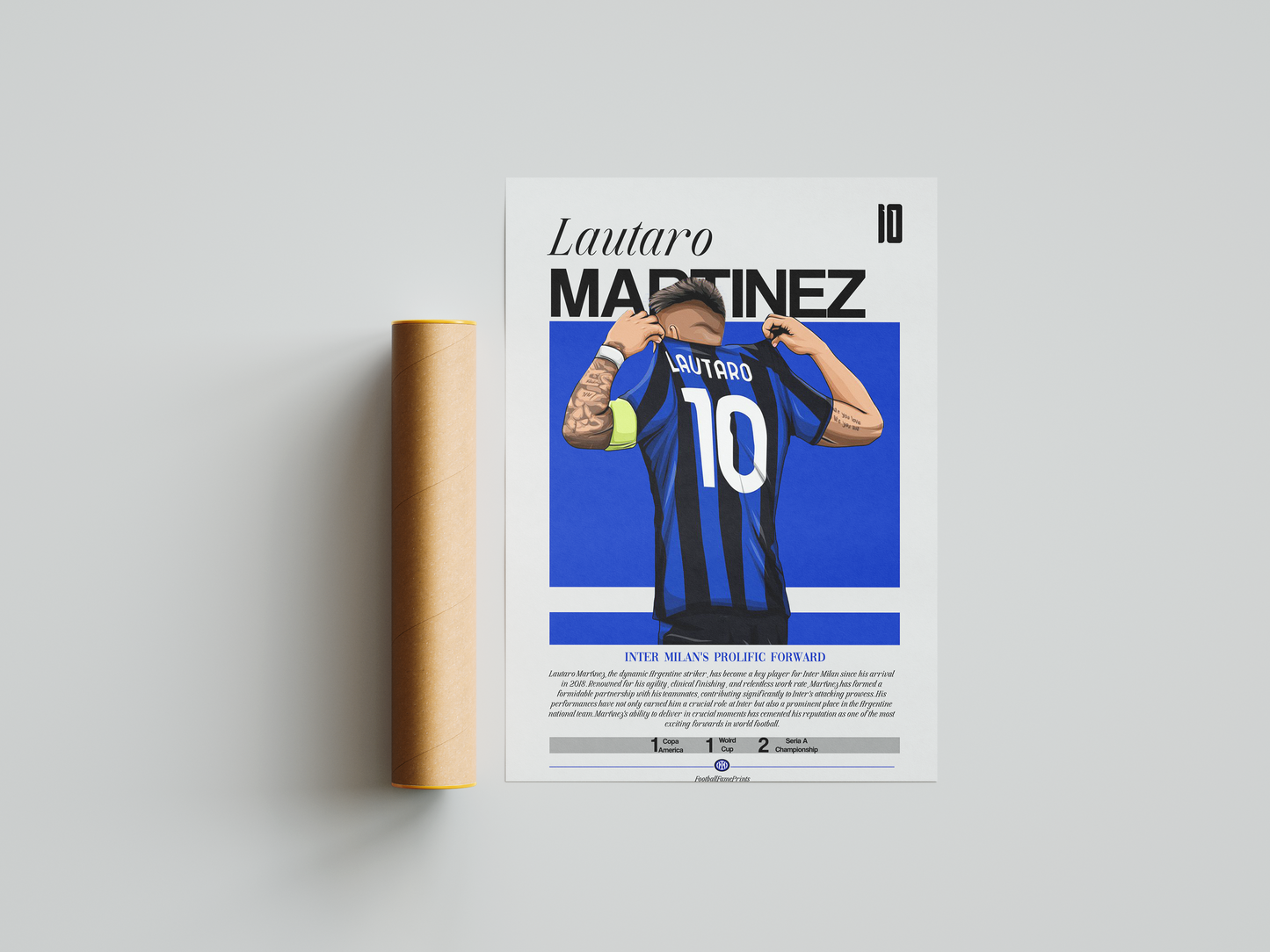 Inter Milan: Lautaro Martinez Illustration