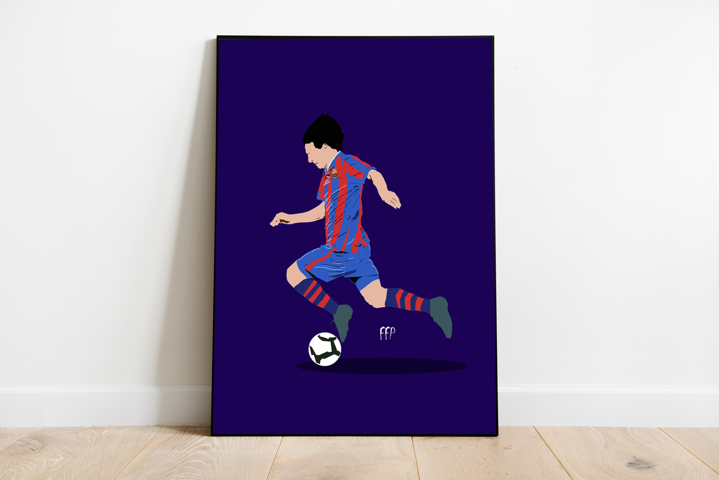 Young Leo Messi Poster