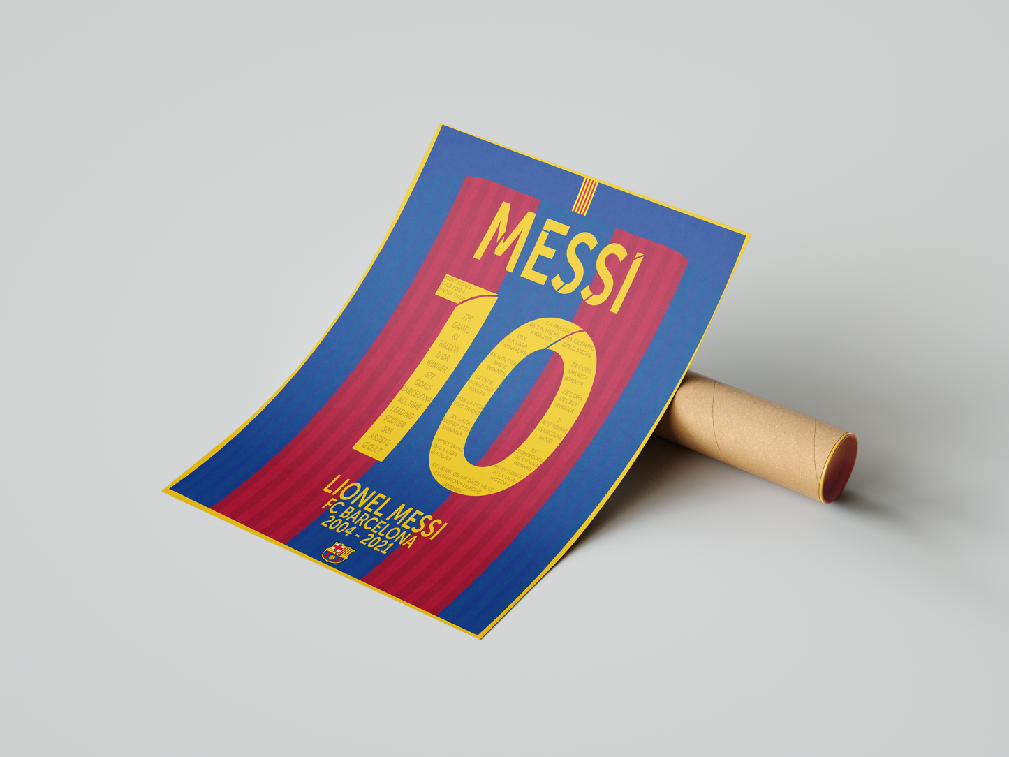 Lionel Messi Fc Barcelona Career Jersey