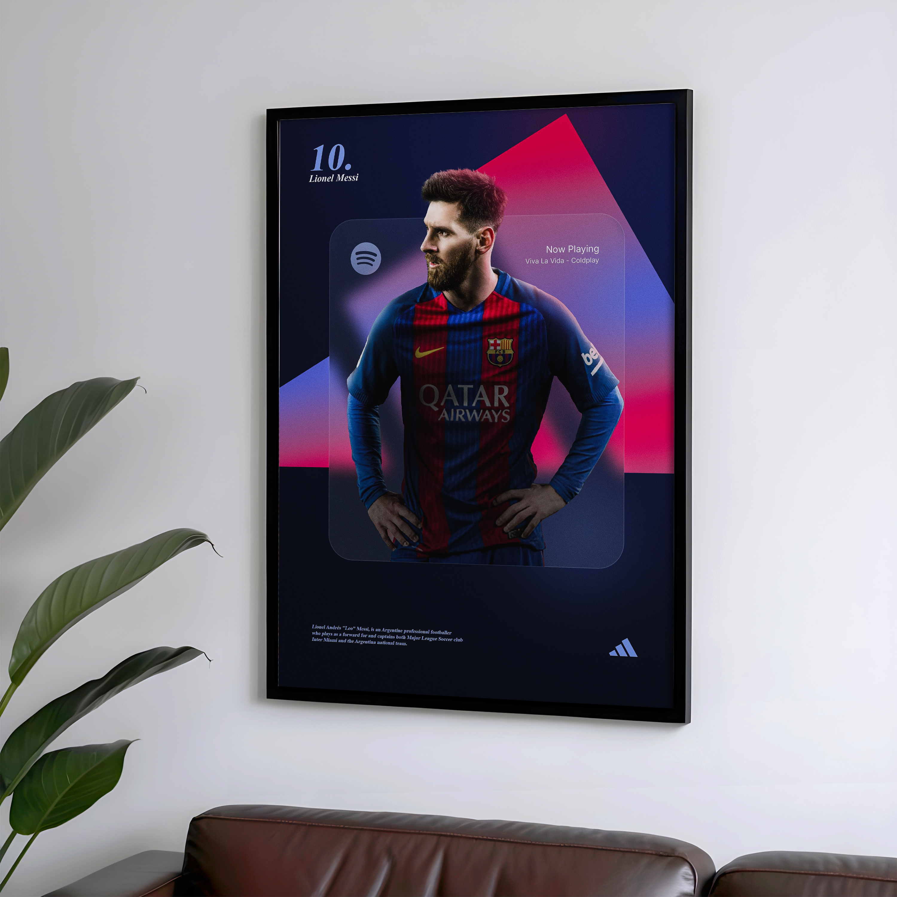 Lionel Messi Spotify - Viva La Vida - Coldplay