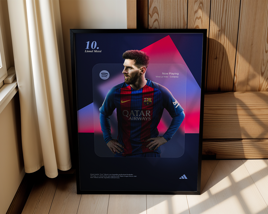 Lionel Messi Spotify - Viva La Vida - Coldplay