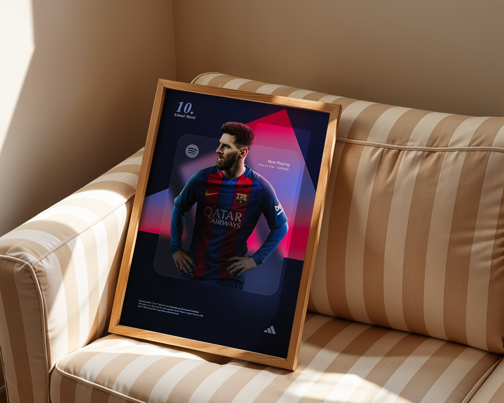 Lionel Messi Spotify - Viva La Vida - Coldplay