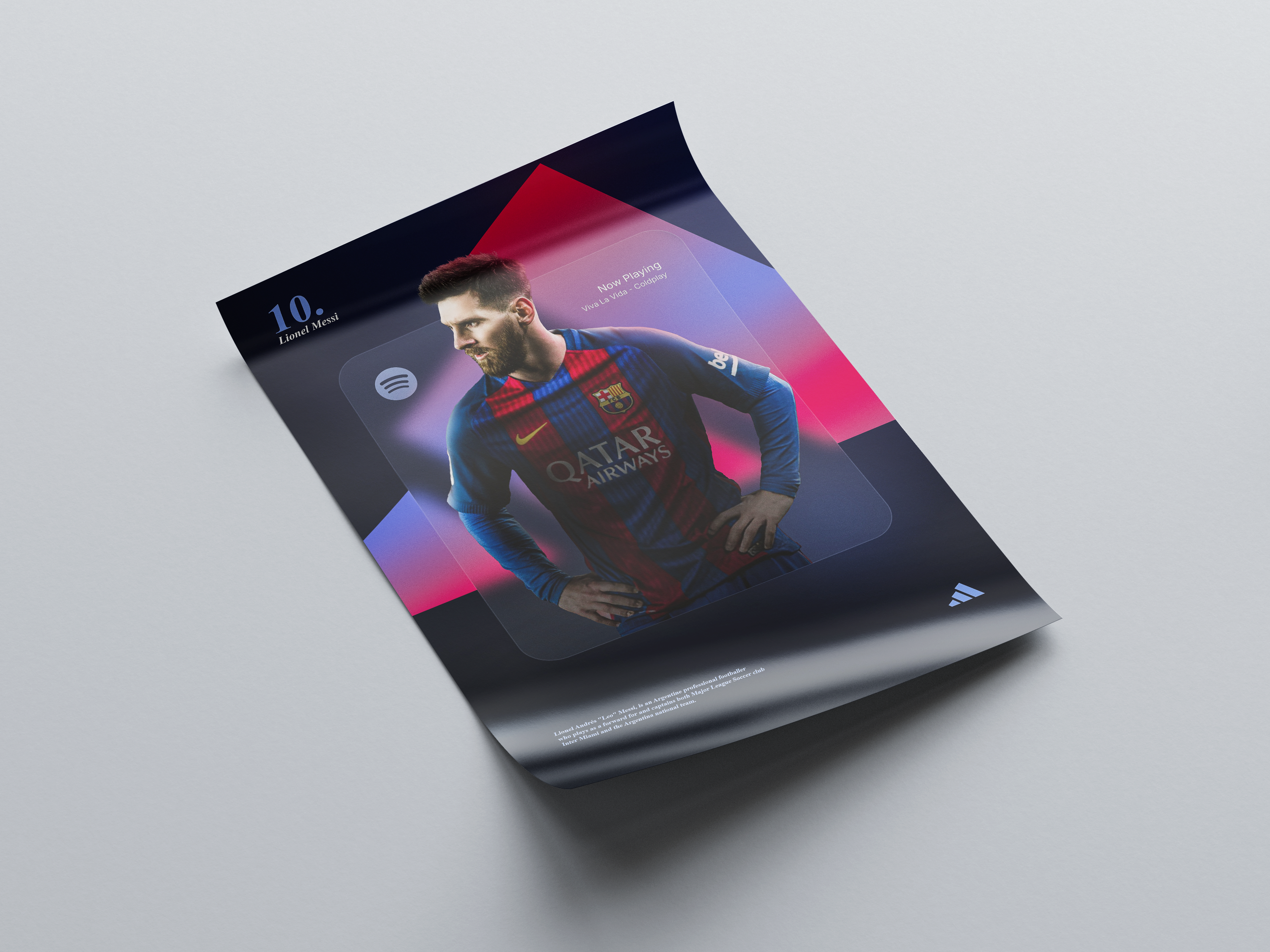 Lionel Messi Spotify - Viva La Vida - Coldplay