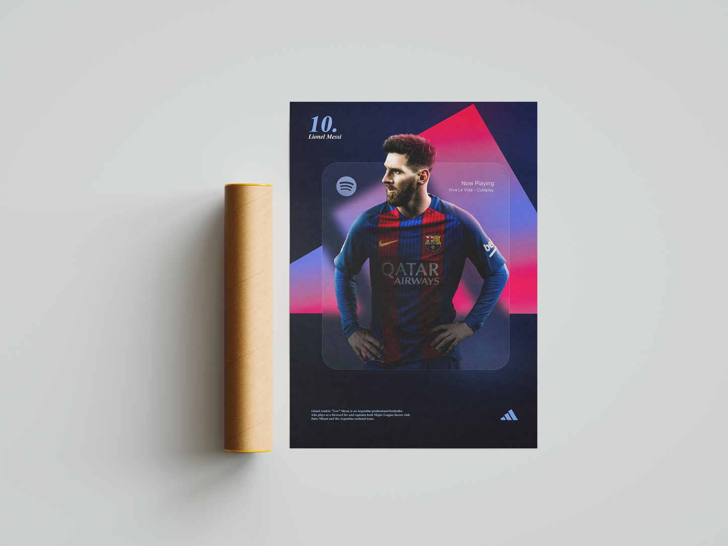 Lionel Messi Spotify - Viva La Vida - Coldplay