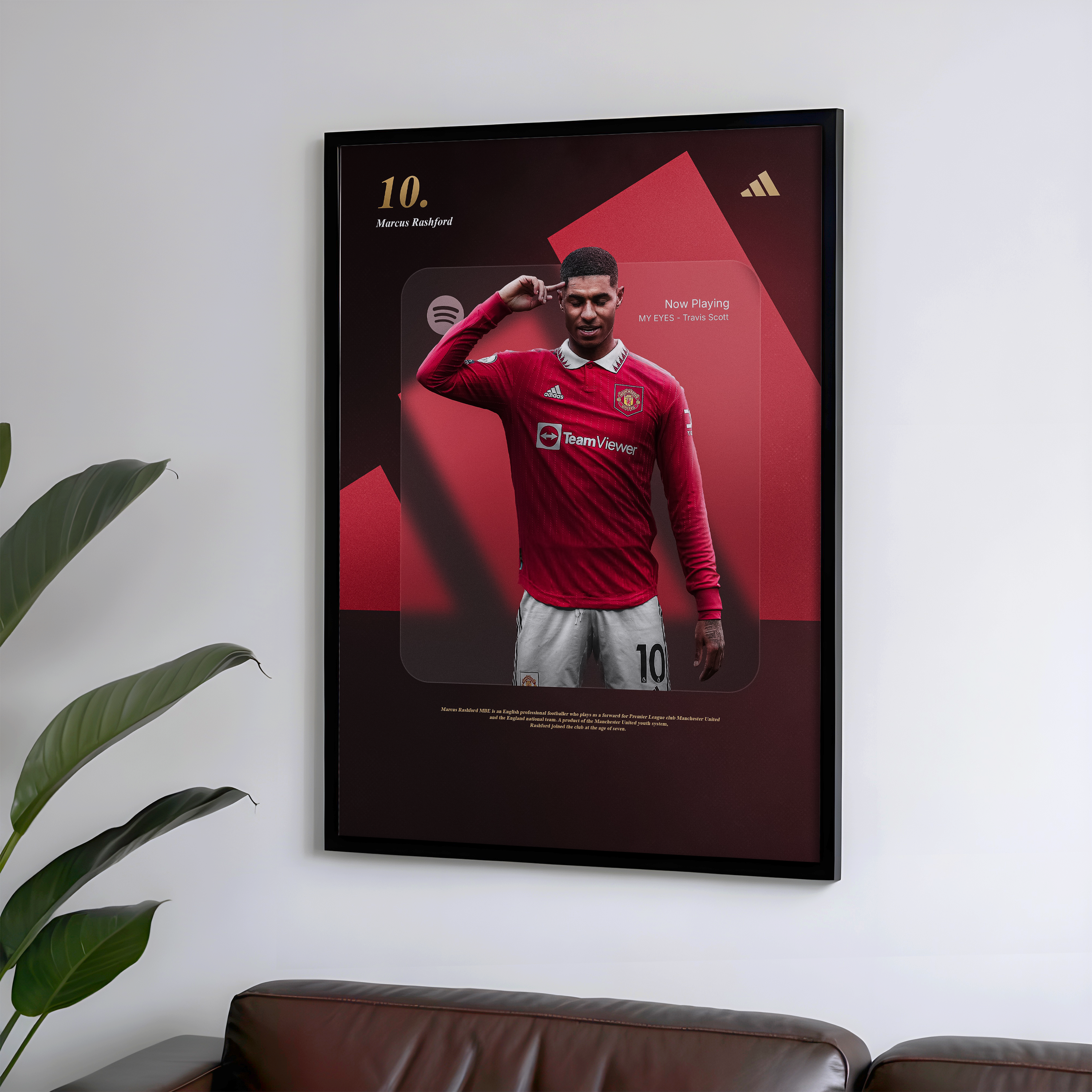 Marcus Rashford Spotify - My Eyes - Travis Scott