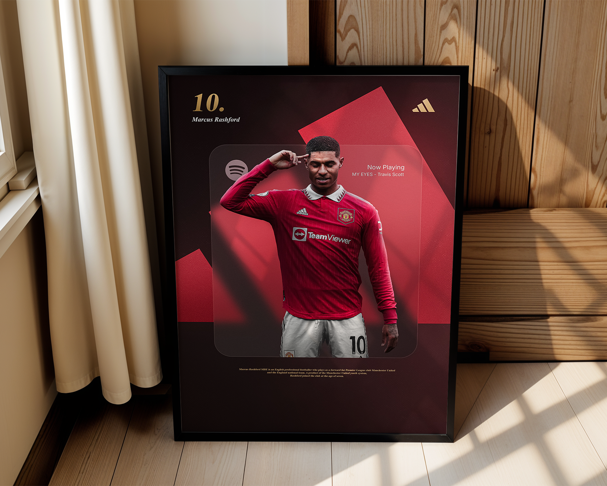 Marcus Rashford Spotify - My Eyes - Travis Scott