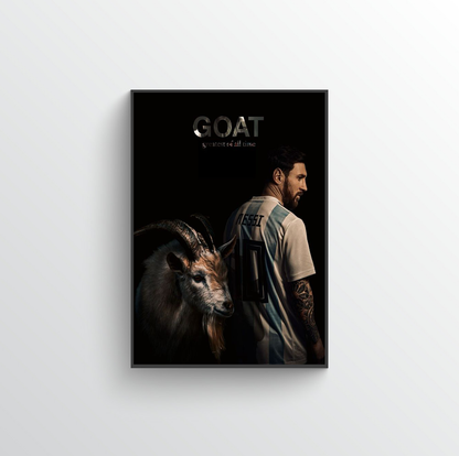 Lionel Messi Goat Poster