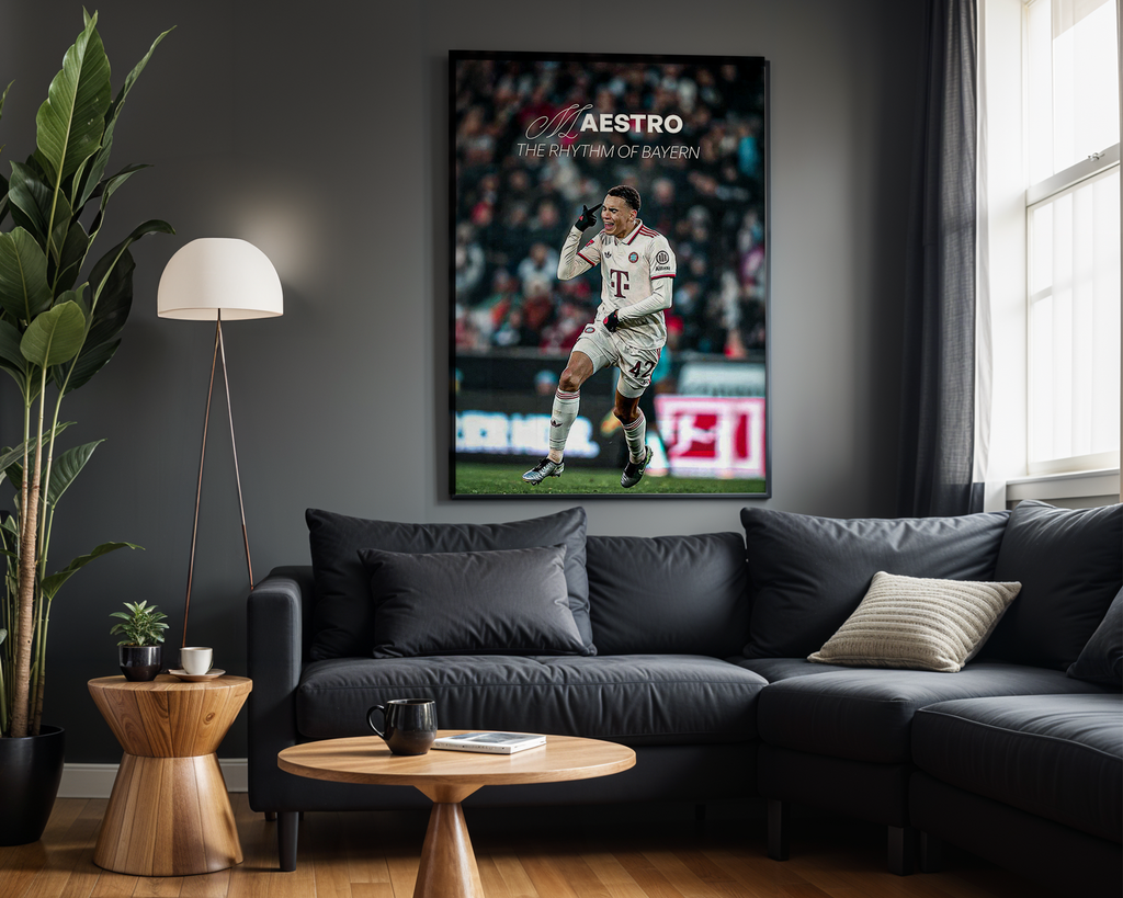Jamal Musiala - Maestro | The Rhythm Of Bayern Poster Wall Art