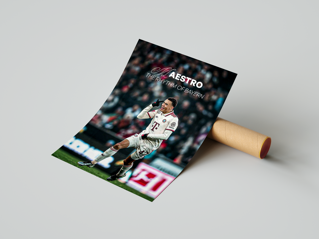 Jamal Musiala - Maestro | The Rhythm Of Bayern Poster Wall Art