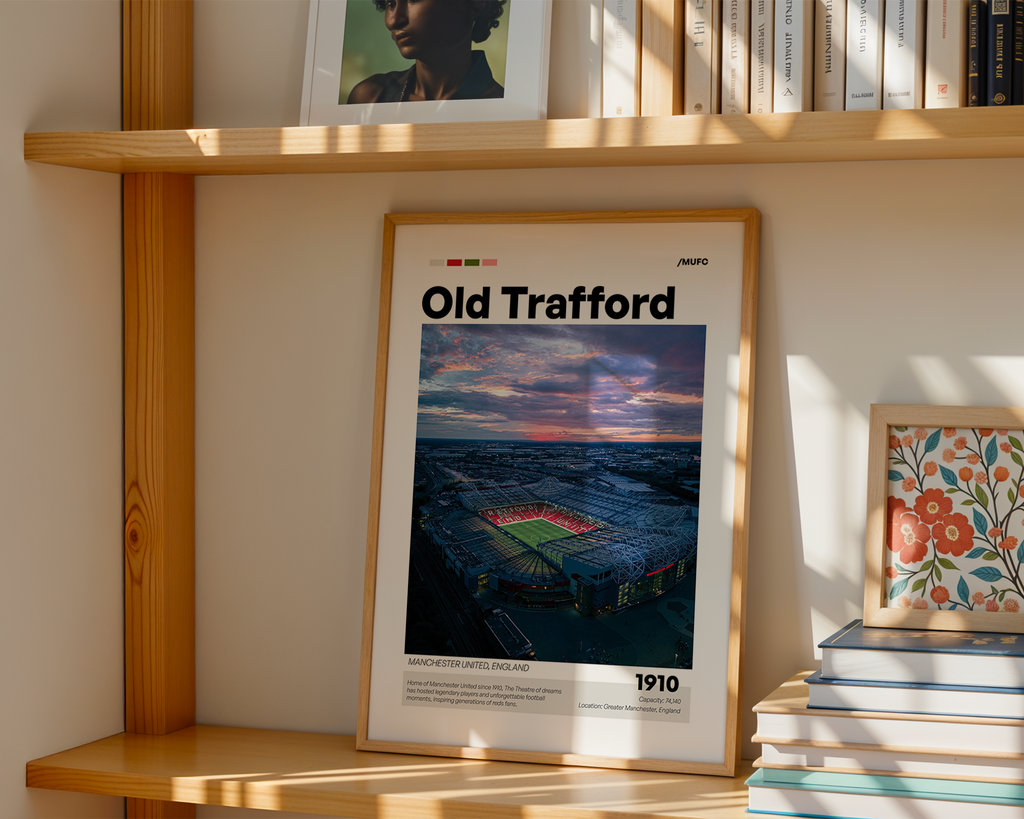 Old Trafford Stadium Poster - Manchester United FC