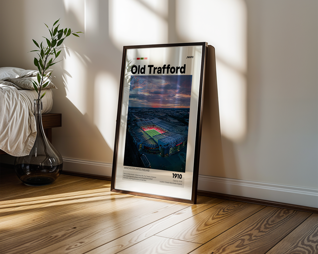 Old Trafford Stadium Poster - Manchester United FC