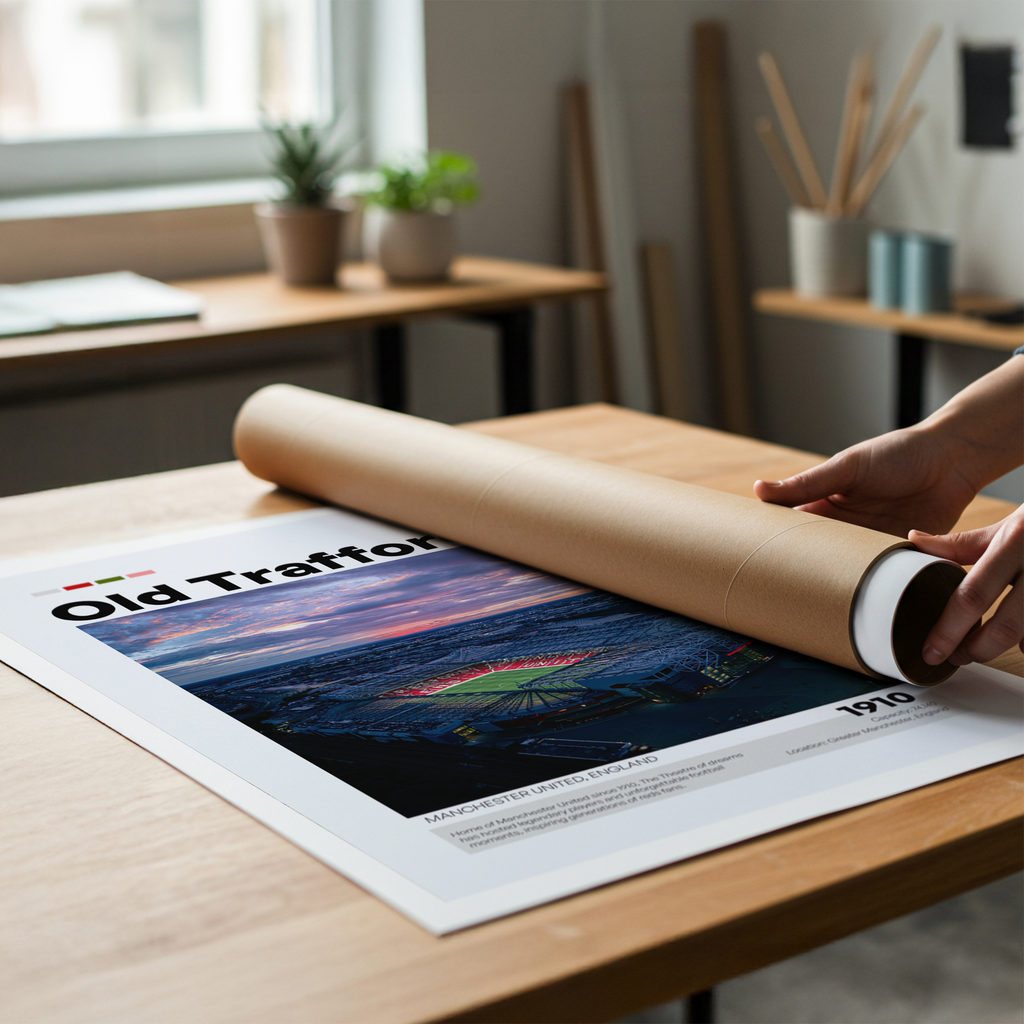 Old Trafford Stadium Poster - Manchester United FC