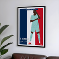 Ousmane Dembele France World Cup | Hand-Drawn Illustration Print | World Cup Football Art