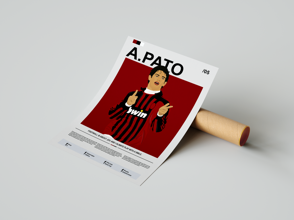 Alexander Pato AC Milan Poster