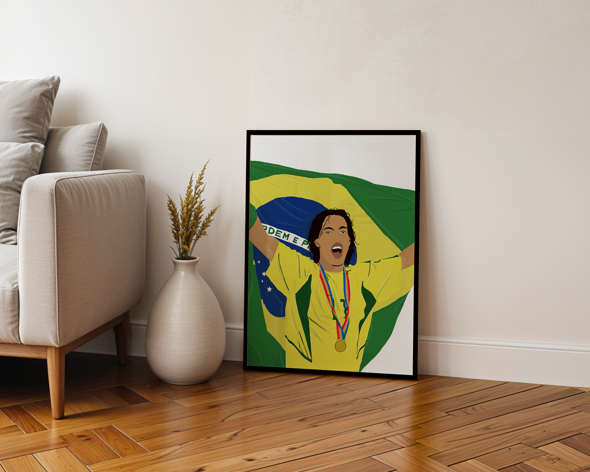 Ronaldinho Brazil Poster