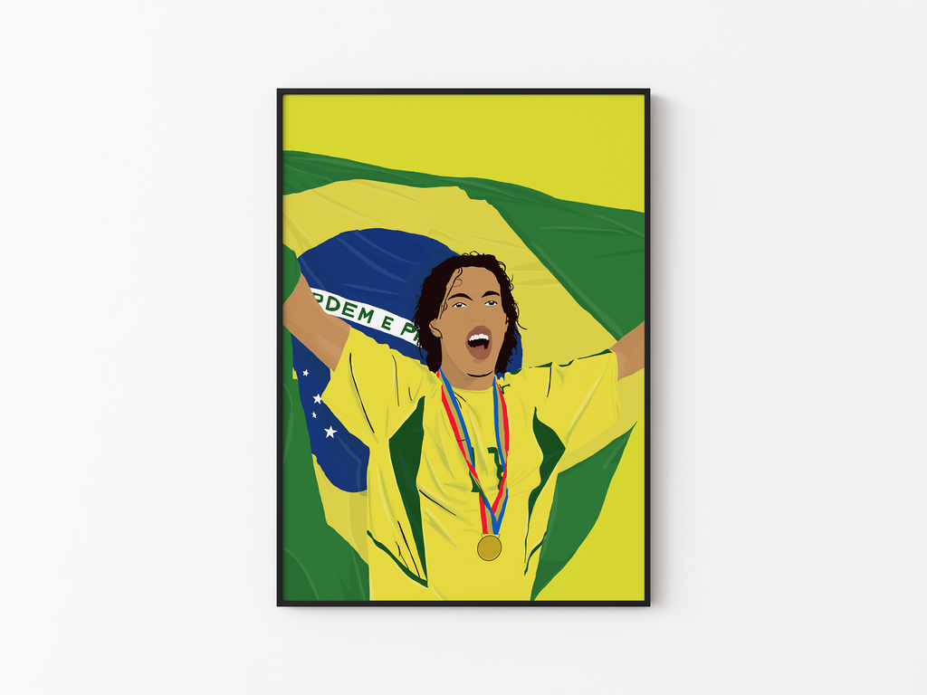 Ronaldinho Brazil Poster