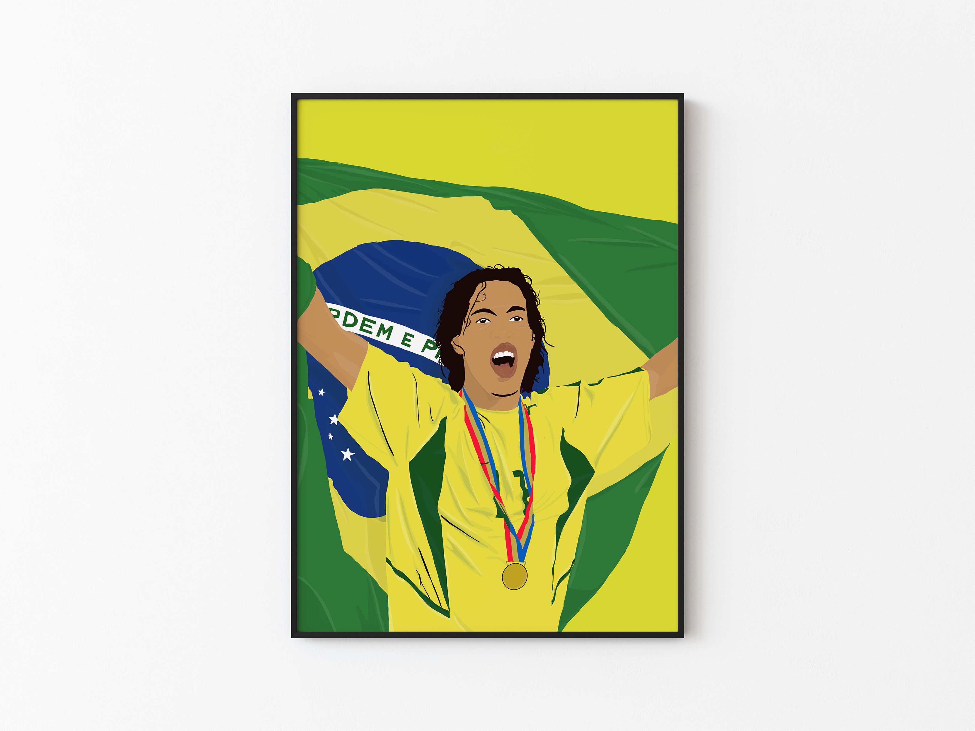 Ronaldinho Brazil Poster