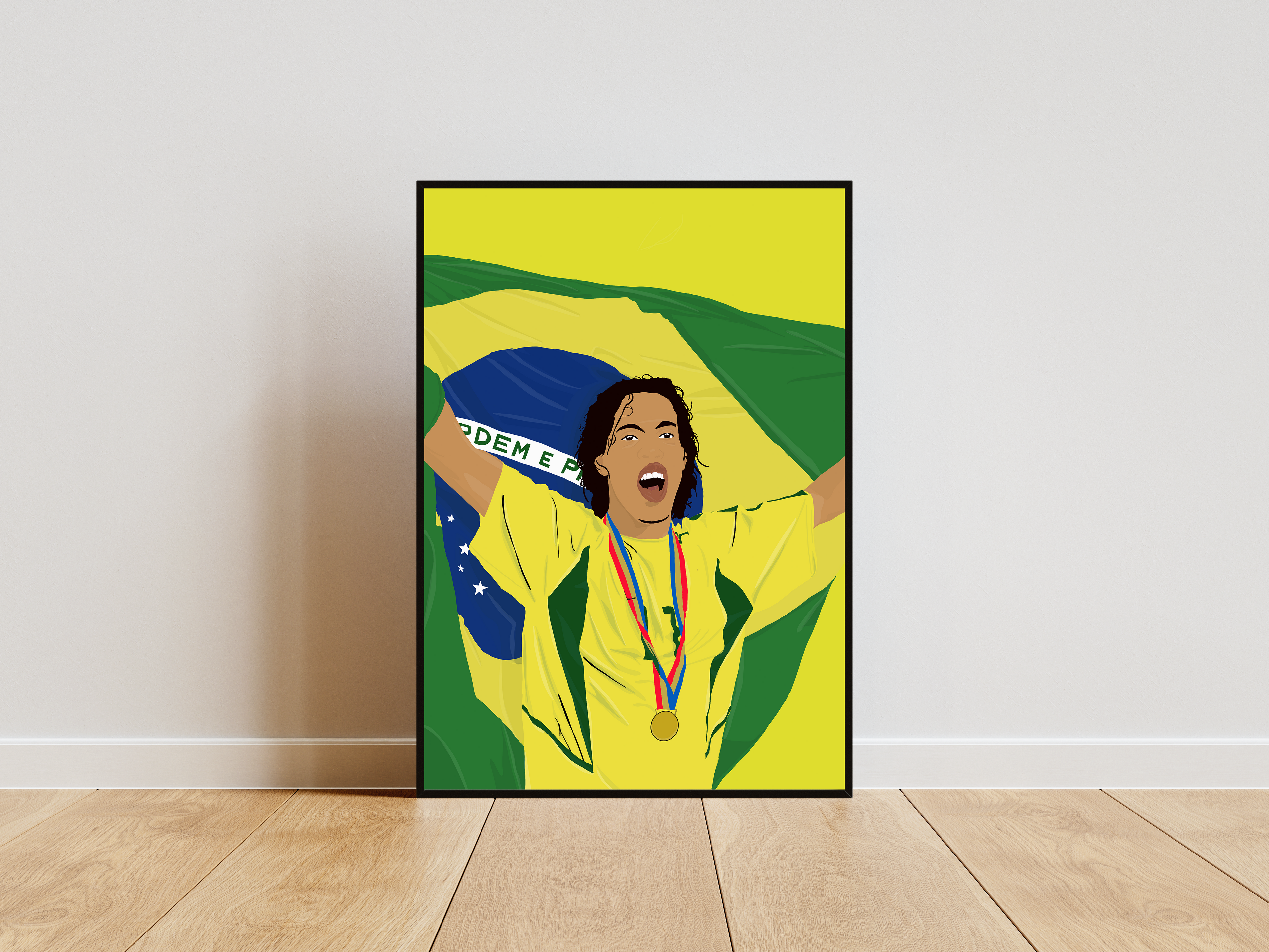 Ronaldinho Brazil Poster