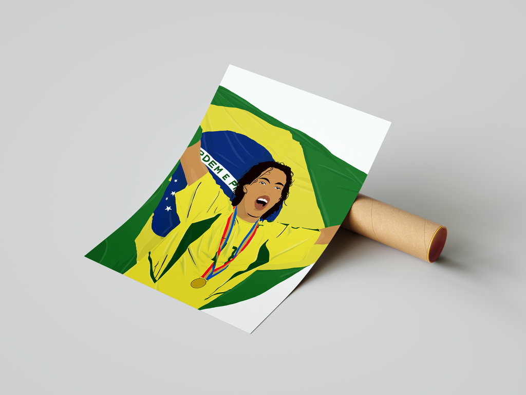 Ronaldinho Brazil Poster