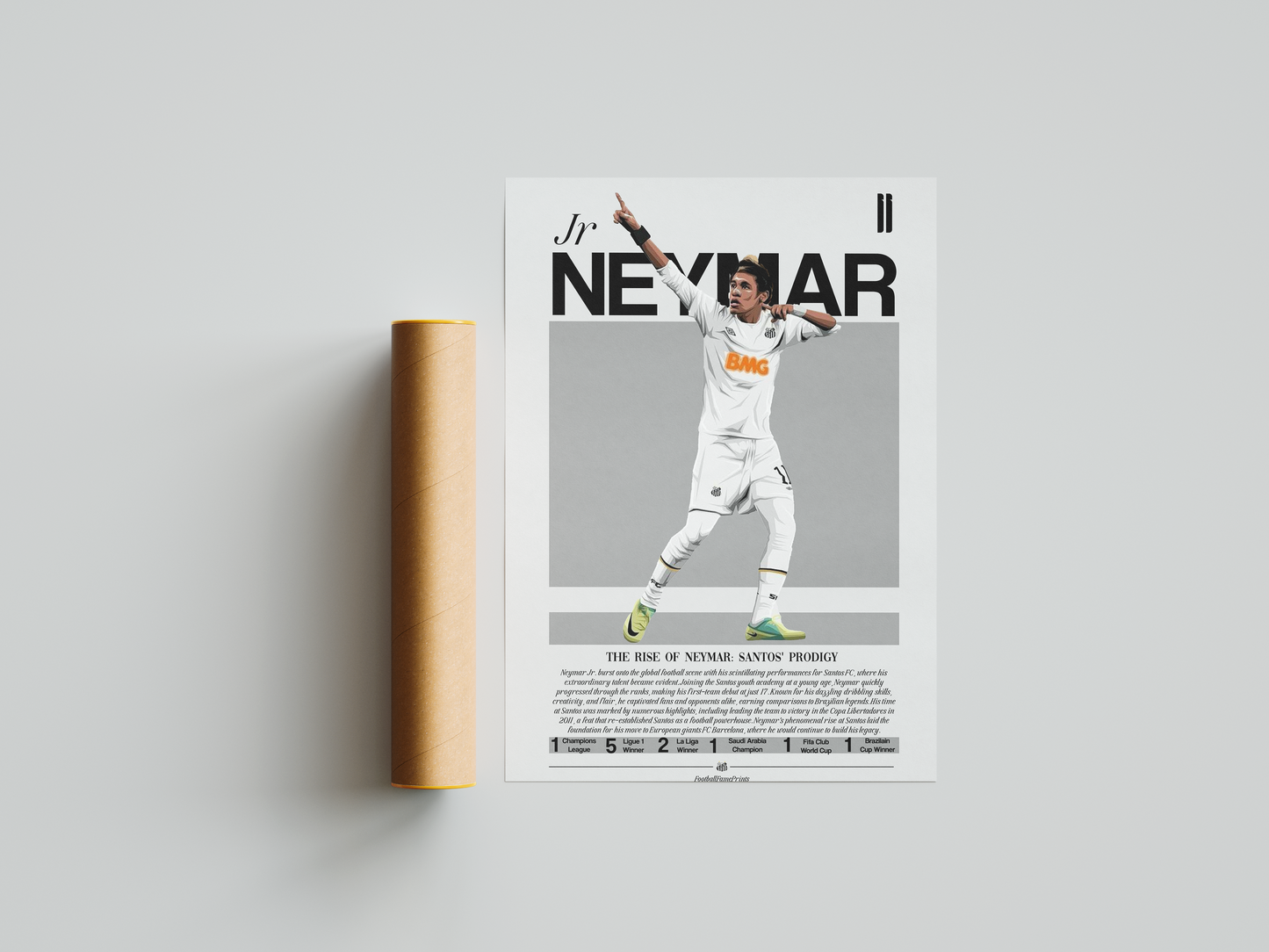 Santos Neymar Jr Illustration