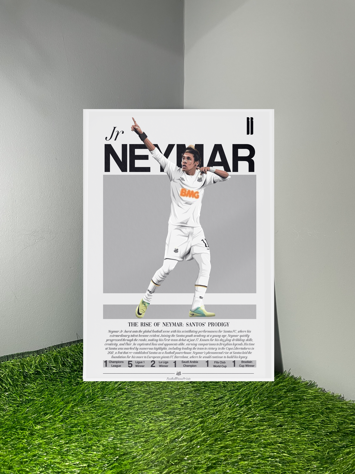 Santos Neymar Jr Illustration