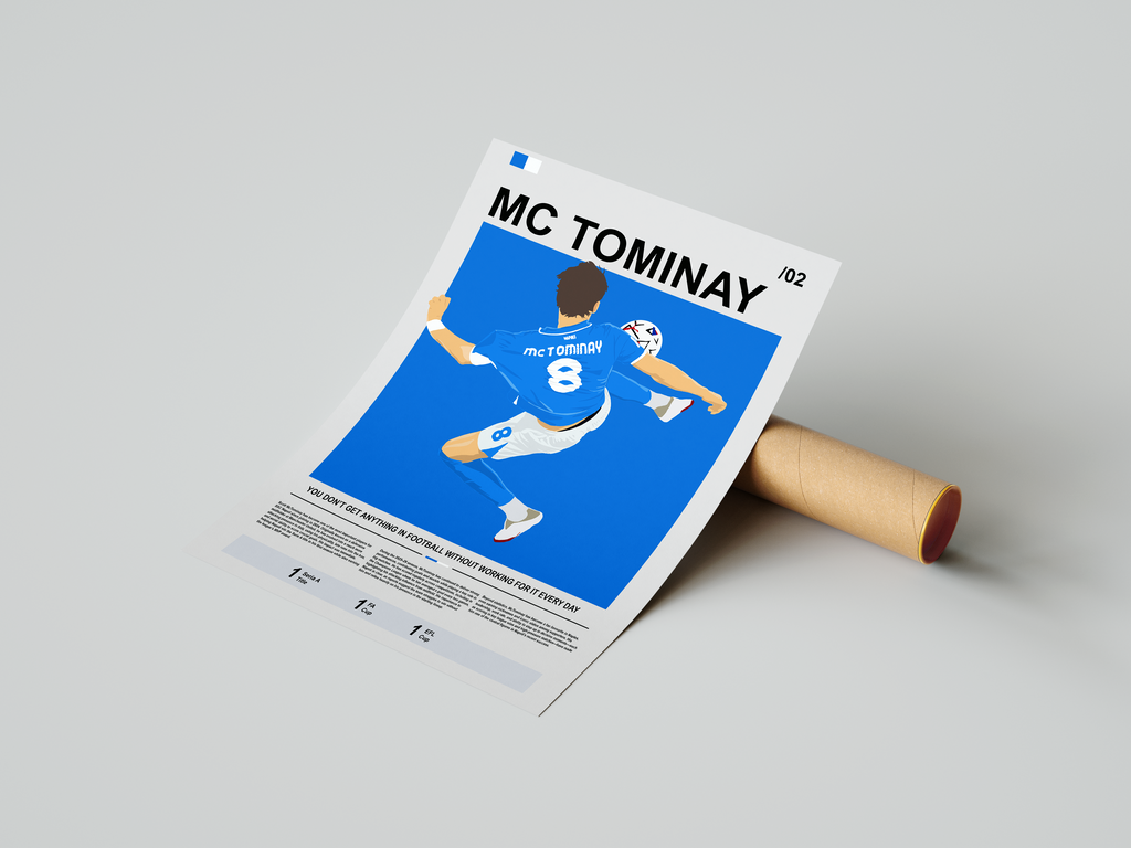 Scott McTomminay - Napoli Bio Illustration Poster