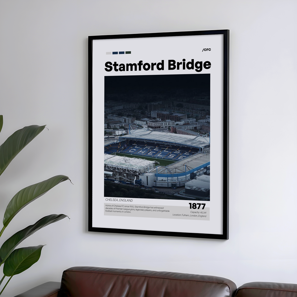 Stamford Bridge Stadium Poster - Chelsea FC